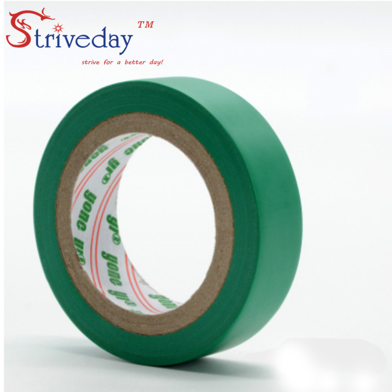 6pcs/lot 6 Colors 18m/pcs Electrical Tape Insulation Adhesive Tapes High Temperature Insulation Tape Waterproof PVC Tape
