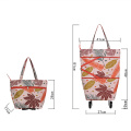 Portable Hand Pull Cart Shopping Food Organizer Trolley Bag On Wheels Bags Folding Shopping Bags Buy Vegetables Bag Tug Package