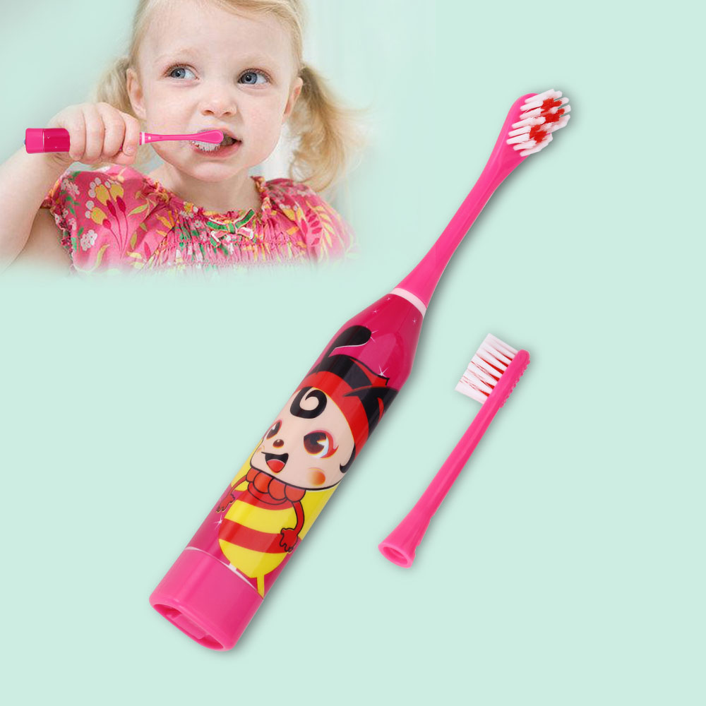 Cartoon Pattern Children Electric Toothbrush Double-sided Tooth Brush Heads Electric Teeth Brush Or Replacement Brush Heads Kids