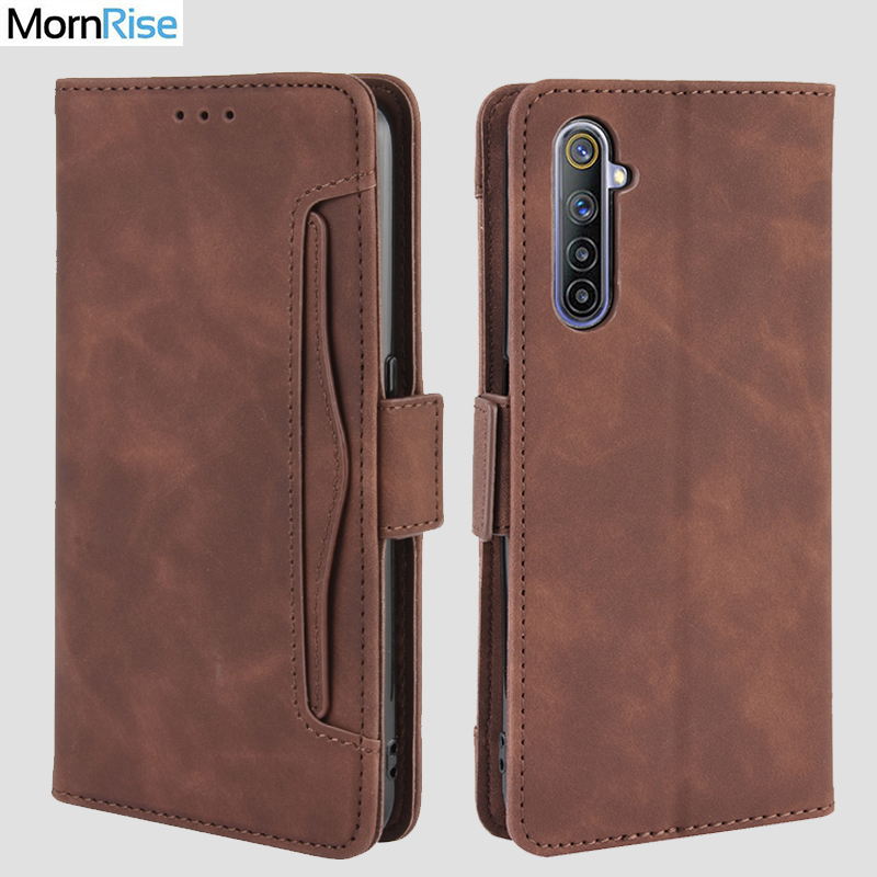 Wallet Cases For OPPO Realme 6 6S 7 Case Magnetic Closure Book Flip Cover For OPPO Realme 6 Pro Leather Card Photo Holder Bags