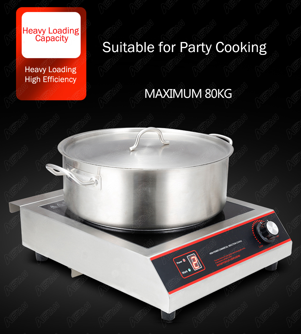 ZD01 Electric commercial or home use induction cooktop cooker machine stainless steel 3500W 5000W High power