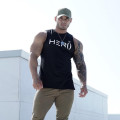 New Design Men's Summer Gyms Fitness Casual Cotton O-neck Men Tank Tops Brand Gyms Sleeveless bodybuilding Tank Tops