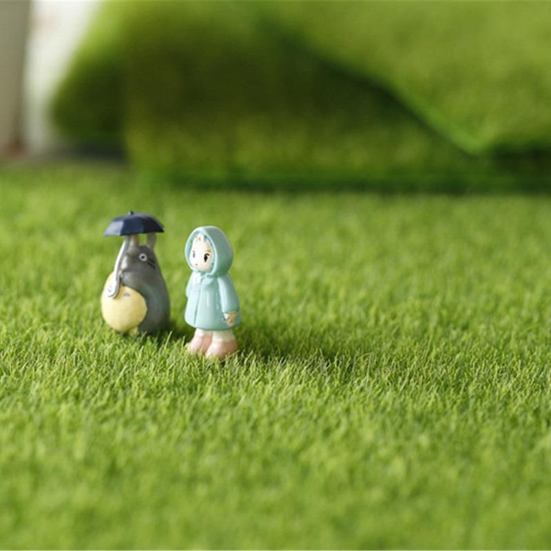 Miniature Garden Ornament DIY Mushroom Craft Pot Fairy Articial Lawn Grass for Wedding Xmas Party Decoration