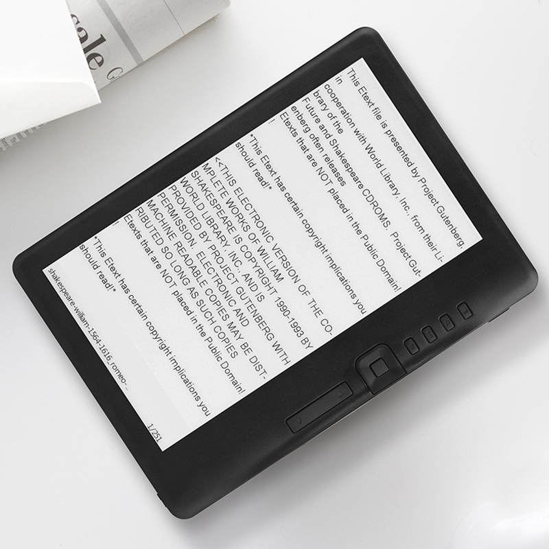 BK7019 Electronic Paper Book Reader 7 Inch TFT Color Sn Ebook Reader o Video MP3 Player Rechargeable 16GB