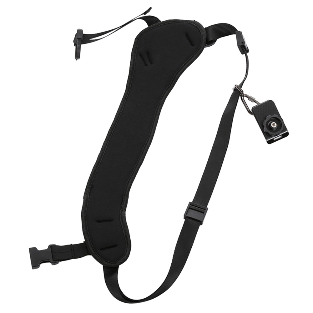 PULUZ SLR/DSLR Camera Strap Quick-Release Shoulder Belt Strap With Soft Pad 1/4" Metal Hook For Digital & Sports Action Camera