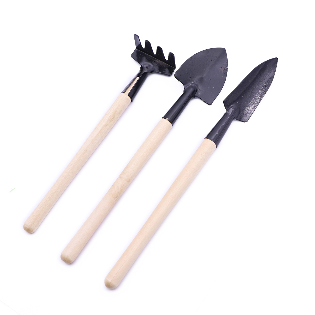 3Pcs Gardening Tools kits Gardening Shovel Spade Set Rake Small Hand Trowel Mini Indoor Garden Tools for Women Kids House Plants