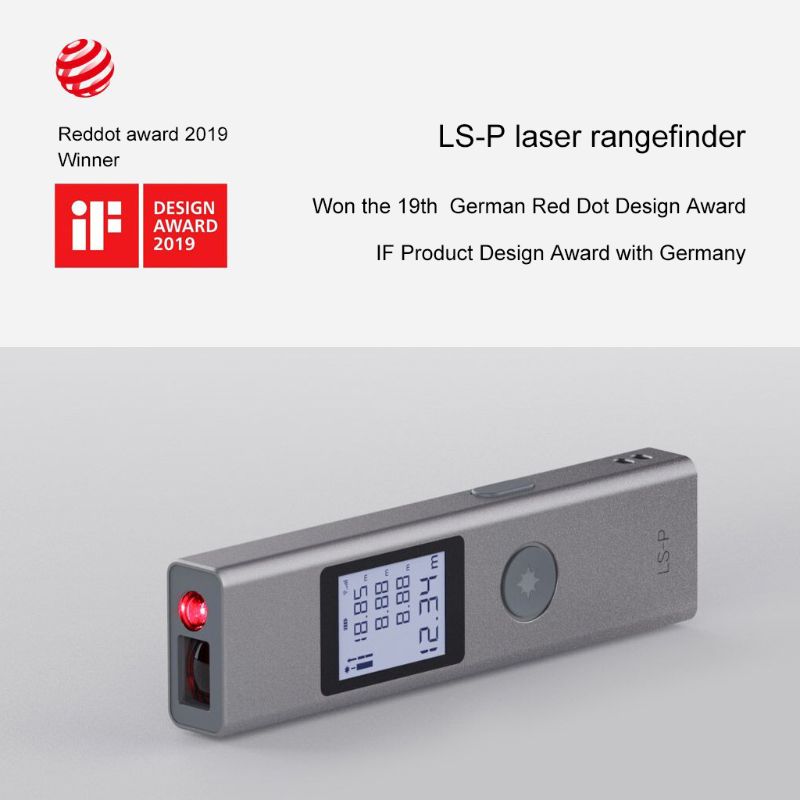 Mini 40m Laser Rangefinder High Precision Area Volume Angle Distance Meter LS-P