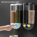 Sealed-Storage-Box Dispenser Crisper Food-Containers Measure Storage Bottles Jars Tank Kitchen-Tool Grains Cereals Wall-Hanging