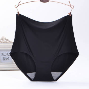 Large Size 100kg High Waist Viscose Fiber Briefs Women Seamless Cotton Crotch Belly Holding Female Middle Aged Mother