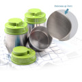 Vacuum Sealed Container Stainless Steel Food Storage Bottle Jars for Coffee Bean Kitchen Accessories Large Capacity