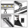 Modern LED Vanity Light 25/40cm Modern Cosmetic Stainless Steel Wall Lamp Bathroom Mirror Lighting 180 Degree Adjustable Light