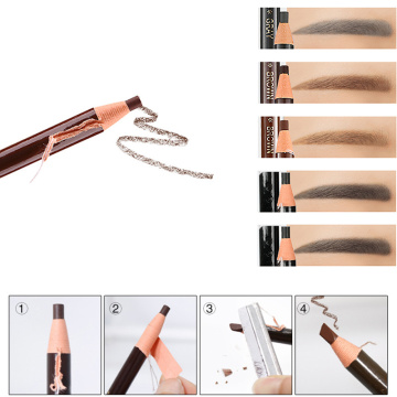 3 Pcs/Set Brand Eyebrow Pencil Waterproof Tattoo Pen Soft Coloured Long Lasting Natural Makeup Product Cosmetics Tint 5 Colors