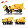 Alloy Diecast Cement Mixer Truck 1:50 Moveable Cab Rotate Concrete Lorry By Hand Model Transportation Tools Gifts Kids Toys