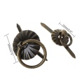 10pcs Green Bronze Color Ring Pin Handle Drawer Cabinet Desk Pull Knob Furniture Accessories