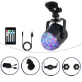 ALIEN 8W RGBW LED Disco Ball Strobe Light Waterwave Flame Sound Activated Stage Lighting Effect For DJ Party Holiday Birthday