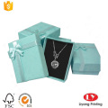 jewelry paper packaging box with velvet insert