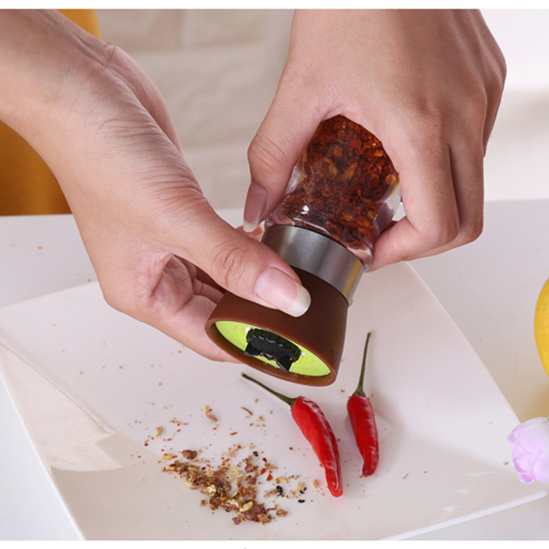 New Seasoning Grinding Bottle Pepper Grinder Manual Pepper Grinder Salt Pepper Mill Grinder Kitchen Cooking Tools Accessories