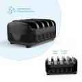 ORICO 5 Port USB Charger Station Dock with Phone or Tablet Holder 40W 5V2.4A*5 USB Charging for iphone pad PC Kindle Tablet
