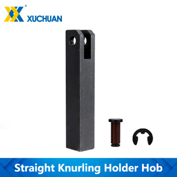 Straight Knurling Holder Hob Steel Lathe Tool Holder Hob Gear Shaper Cutter 18mm Straight Linear Knurling Tool Single Whee