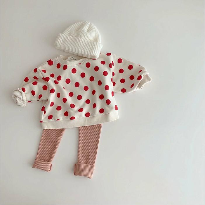 Spring And Autumn New Baby Ribbed Leggings Boys Girls Cotton Big Pp Pants Baby Casual Trousers