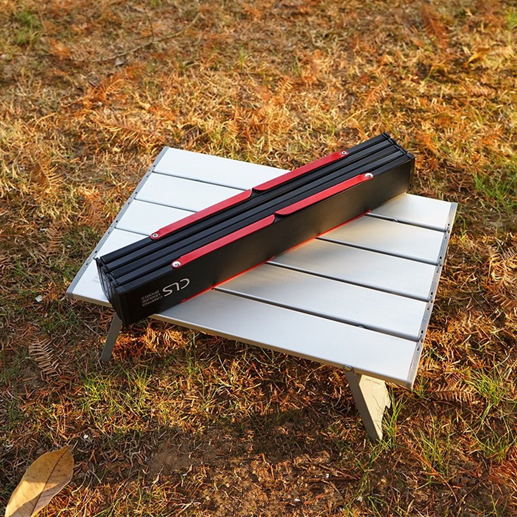 Mini Folding Table Outdoor Barbecue Camping Tent Household Bed Collapsible Computer Desk Aluminum Folding Table