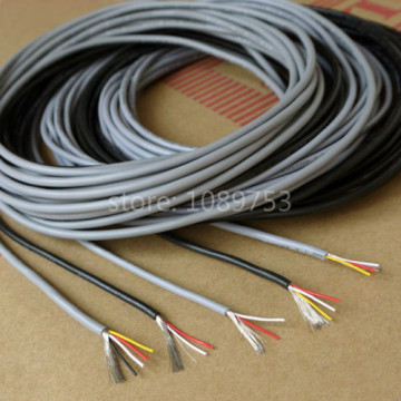 28AWG 3 core Controlled Cable Shielded Wires Headphone Cable Audio Lines