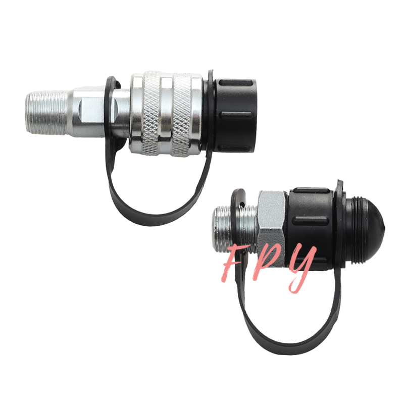 1Pc 3/8'' NPT Hydraulic quick coupler Hydraulic tools accessories hydraulic quick couplings set zg3/8