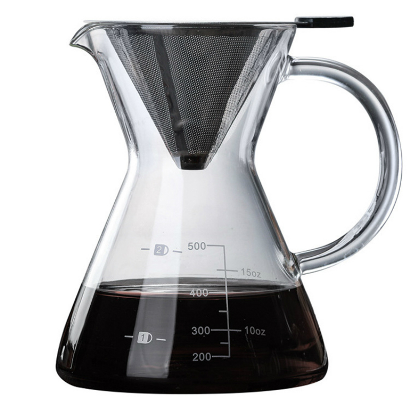 Classic Glass Coffee Pot V60 Dripper Pour Over Coffee Maker Espresso Coffe Drip Kettle Barista Tools