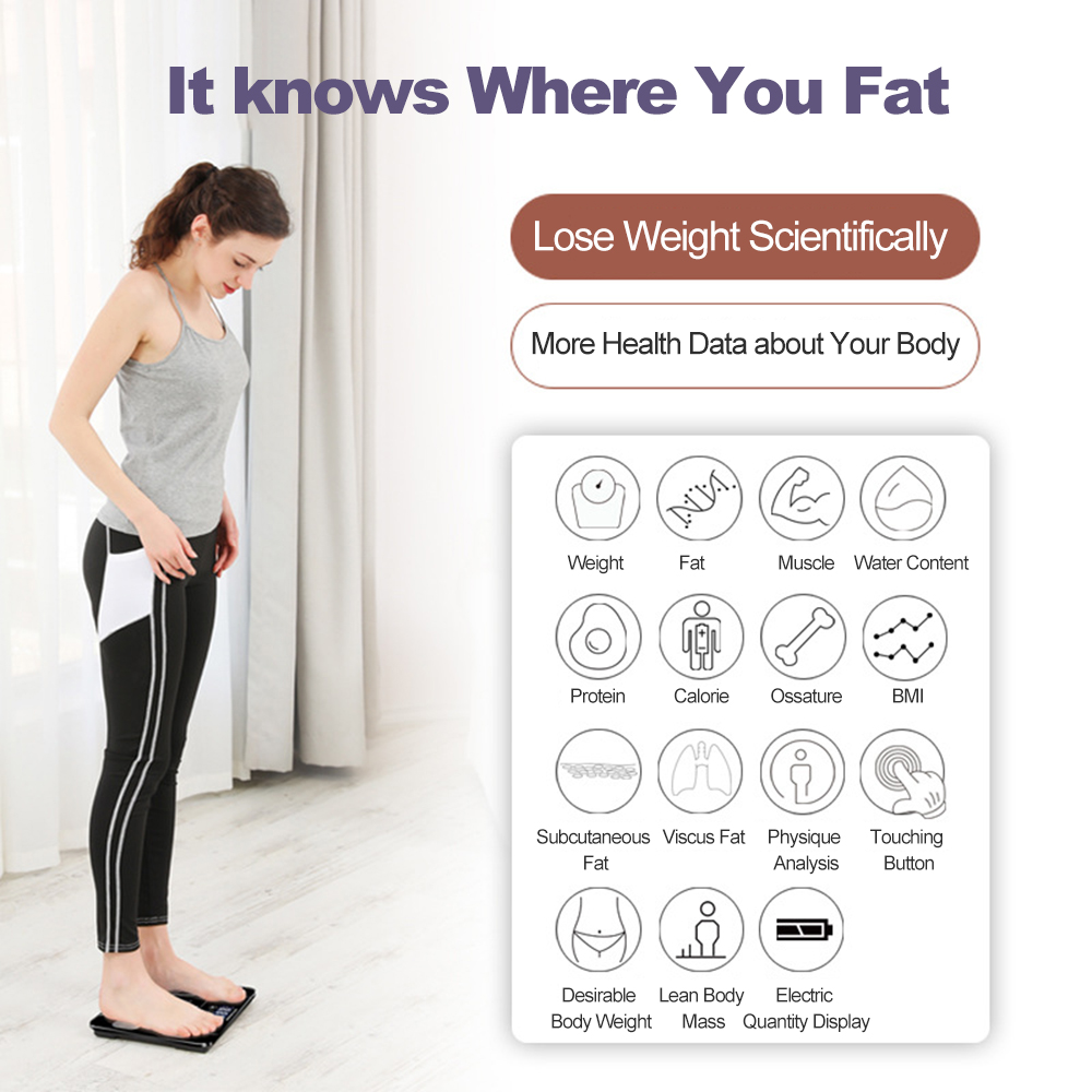 Electronic Scale Body Fat Scale Weight Scales Weighing for body Digital Weight Scales Intelligent Electronic Weight Scale