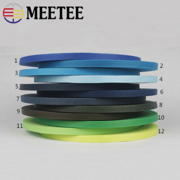 50yards 3/8''inch(10mm) Polypropylene Webbing 600d Weave Braided Belt Ribbon for Bags Dog Collar Belts Garment Sewing Accessory