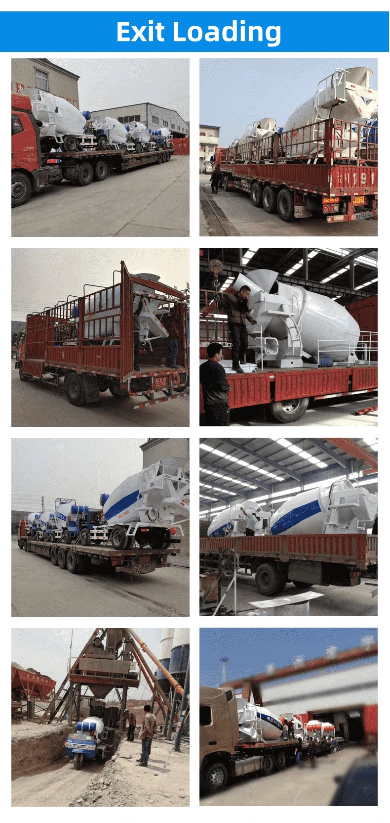 concrete mixer truck