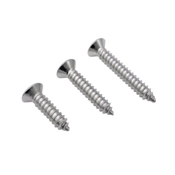 304 stainless steel Cross Recessed Countersunk Head Tapping Screws M2 stainless steel phillips flat wood screws 100pcs