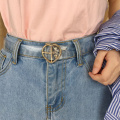 Women Clear Belt Female Designer Punk Rivet Pin Buckle Waist Resin Soft Plastic Trouser Jeans Transparent Belts