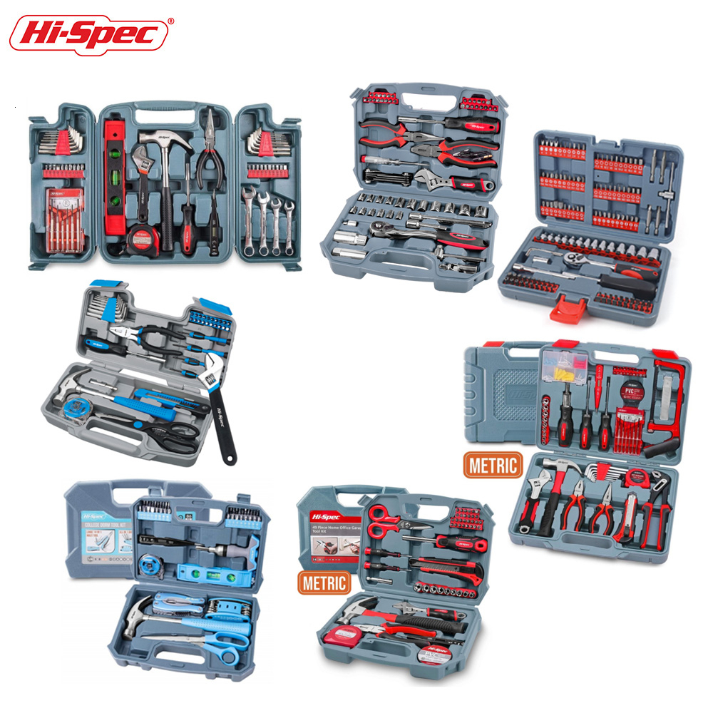 Hi-Spec 67pc Hand Tool Set Metric Car Auto Repair Automotive Mechanics Tool Kit Home Garage Socket Wrench Tools in Tool Case