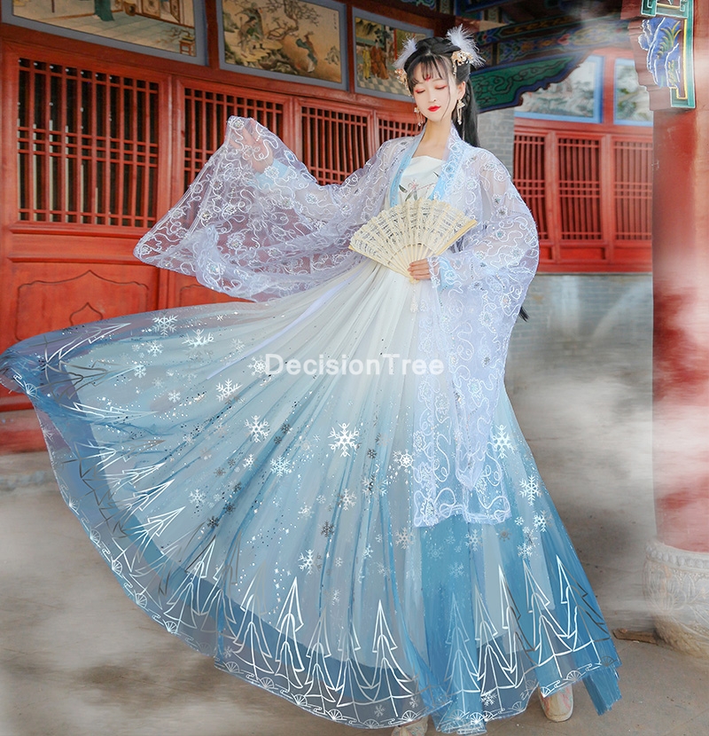2021 chinese folk dance clothing set retro tang dynasty princess cosplay stage wear asian traditional women hanfu costume fairy