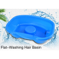 KOHEEL Hair Washing Basin Bowl Sink Neck Rest Drain Tube Handicap Bed Basin Portable Shampoo Basin for The Disabled Bedridden