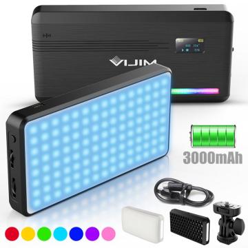 For VIJIM VL196 RGB LED Video Light 2500K9000K Dimmable Fill Light For DSLR Camera Smartphone Vlog Lamp Photography Lighting Kit