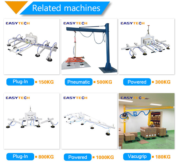 Iron battery operated lift stacker 500kg vacuum tube holder machine woven bags fiber carton boxes pails barrels drums