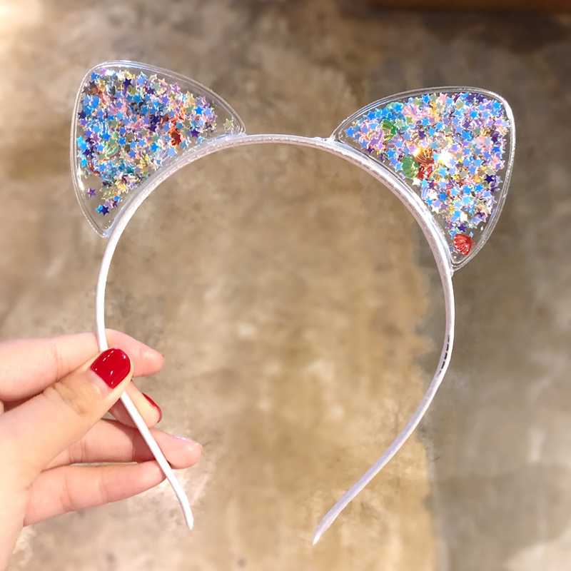 New Design Children's Cute Cat Ear Headband Fashionable Lovely Fashion Hair Accessories As Great Gift Headwear Hairband Dropship