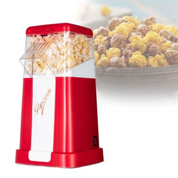 Automatic Popcorn Maker Machine US / EU Plug for Home Powerful Fat Free Quick Preparation Household Kitchen Appliances