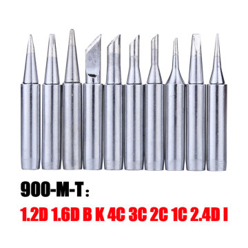 10Pcs/lot 900M-T Series Soldering Iron Tip Set for BGA Soldering Rework Station Repair Tool