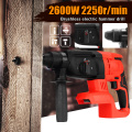 2600W Multifunction Electric Cordless Brushless Hammer Impact Power Drill For Makita 18V battery