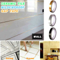 Silver Ceramic Tile Mildewproof Gap Tape Decor Self Adhesive Wall Floor Tape Sticker For Home Wall Decor Gold Black Tapes 50M