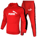 2020 Casual Tracksuit men 2 Piece Set Female Hooded Sweatshirt And Pants Sportwear Suit pullover Hoodies Clothes