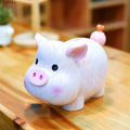 Cartoon Animal Pig Rabbit Tiger Cow Horse Zodiac Piggy Bank Creative Action Figure Printed Resin Saving Money Box Children Gifts