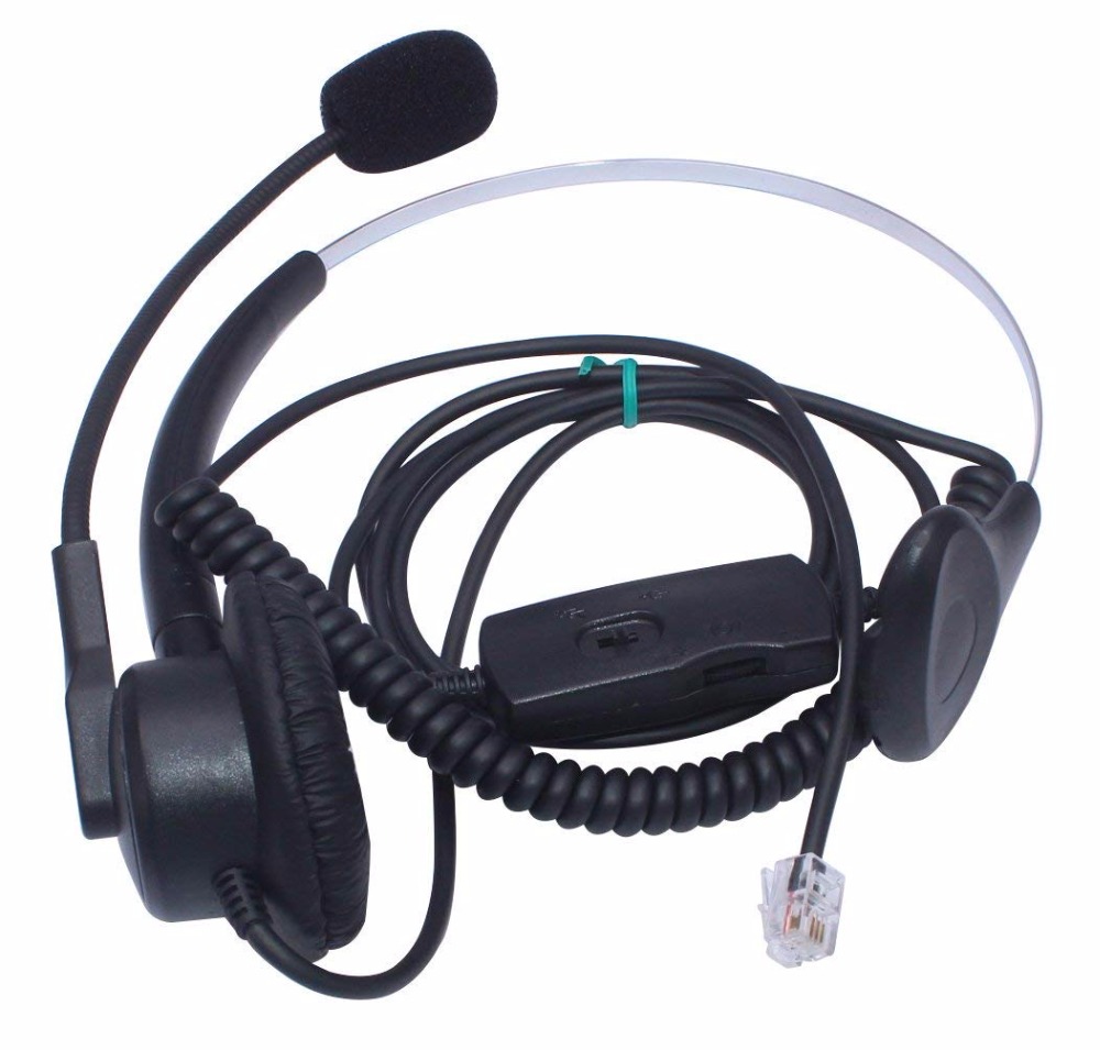 Wantek Telephone Headset for Cisco 7911 7912 7906G Avaya 1608 1616 9611G Yealink SIP-T19P T20P T26P T32G T42G T46G Snom 300 320
