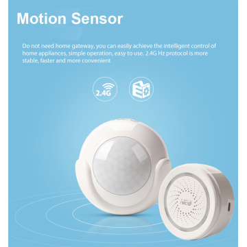 NEO WiFi Smart PIR Motion Sensor Smart Home Dectector Compatible With Alexa Google Home,IFTTT for Voice Control No Hub homeket