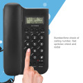 KX-T076 Home Hotel Wired Desktop Wall Phone Office Landline Telephone Black White telefono fijo para casa home phone
