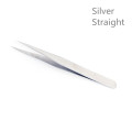 1PC silvery stright