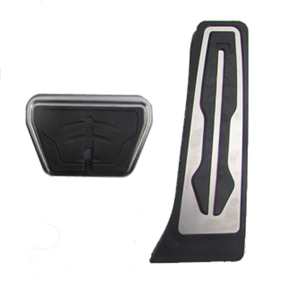Gas Fuel Brake Footrest Pedal Plate Pad AT For BMW X5 X6 F15 F16 E70 E71 E72 Pedals Pad Car Accessories
